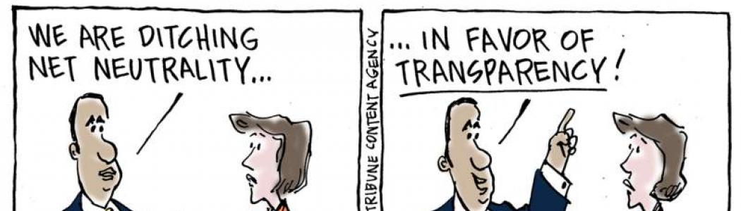 Net neutrality comic strip